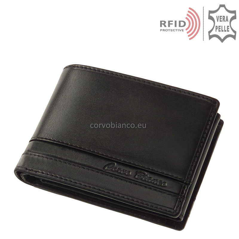 Corvo Bianco RFID pénztárca RCCS1021 fekete